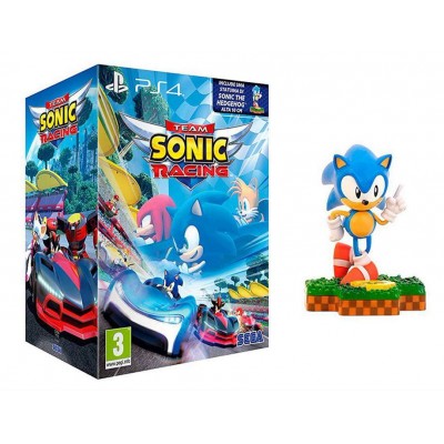Team Sonic Racing - Special Edition (с фигуркой Соника) [PS4, русские субтитры] 